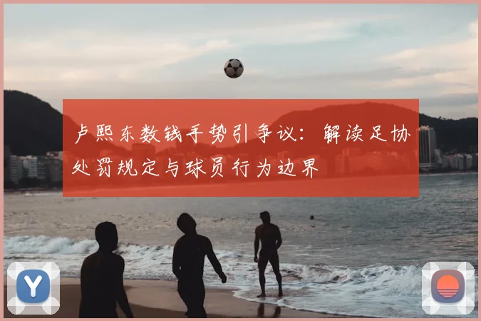 卢熙东数钱手势引争议：解读足协处罚规定与球员行为边界